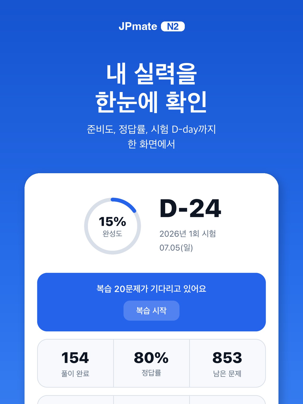 JPmate N2 화면